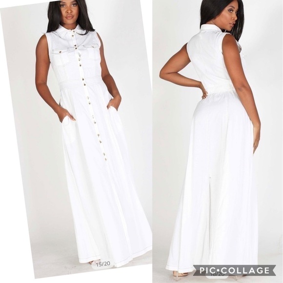 White Maxi Dress - Picture 4 of 5